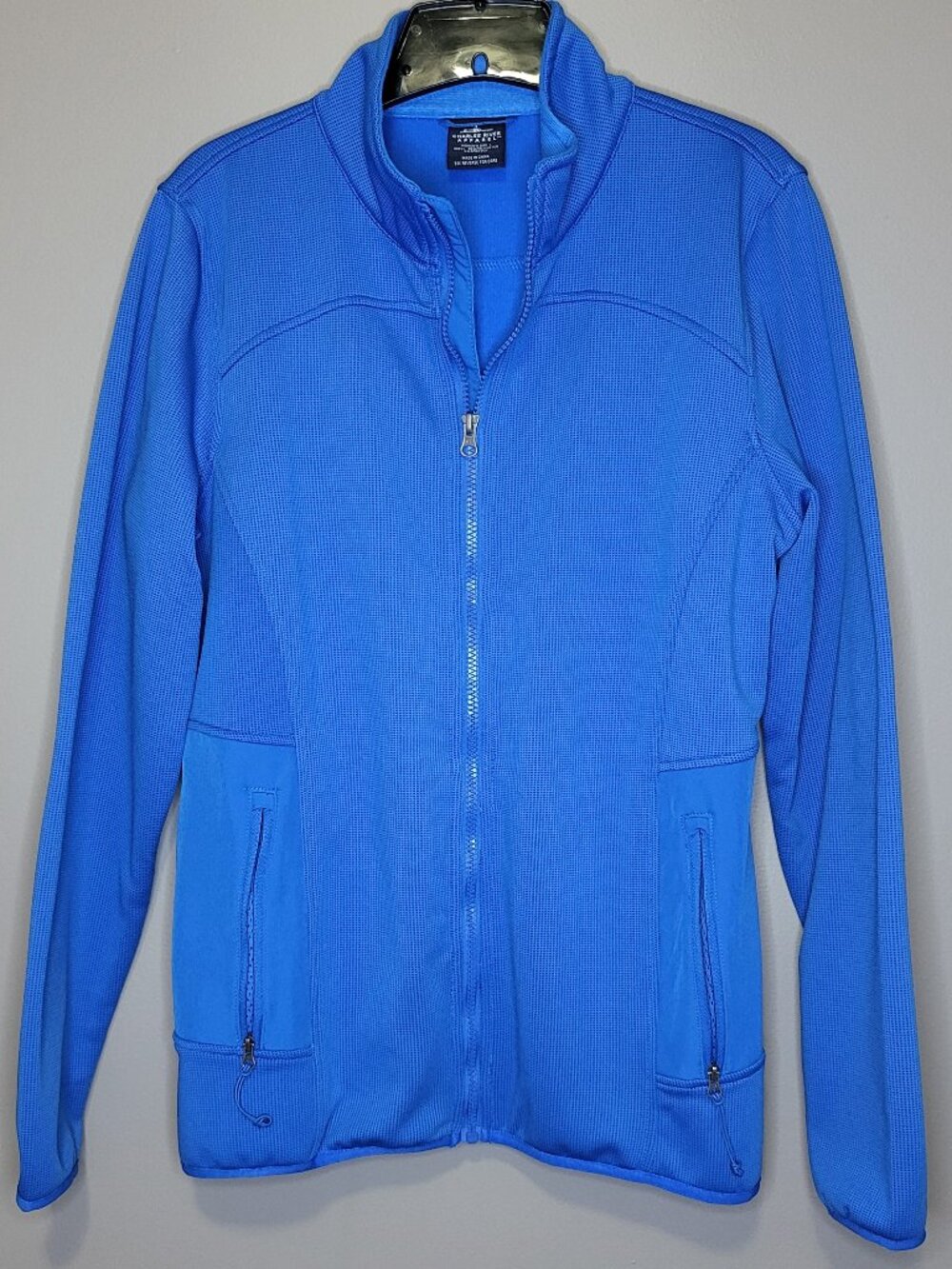 Charles River Apparel Women's Blue Full Zip Performance Fleece Jacket Size Large